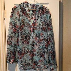 KUT from the cloth Sz M sheer top.